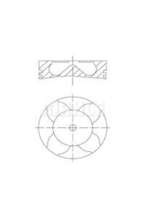 YENMAK Motor Piston+segman (0.40) Stılo-brava-croma-doblo-astra-alfa Ro