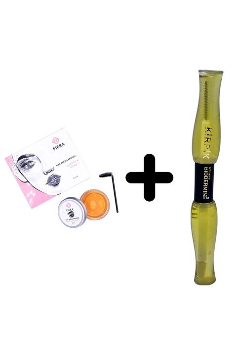 EzJet Fiera Kaş Wax Seti & Argan Yağlı Kaş Ve Kirpik Bakım Yağı