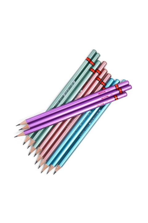 Rotring Metalik Renklerde 12 Adet Kurşun Kalem