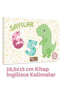 Kids Babies Sayılar Türkçe-ingilizce Kelimeler 10,5x15cm Kitap