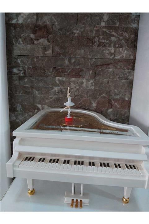 PARTİMEVSİMİ Büyük Boy Işıklı Piyano Müzik Kutusu
