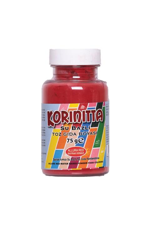 PASTRY PLANET Korinitta Bayrak Kırmızı Su Bazlı Toz Boya - 75 Gr