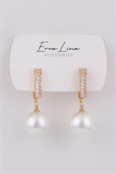 Alina Suni Inci Figürlü Çift Küpe