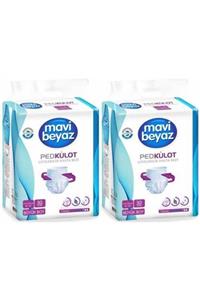 Mavi beyaz Ped Emici Külot Yetişkin Hasta Bezi(large) Büyük Boy 2x30=60 Kullanım