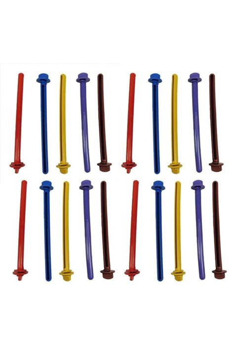 TiSert Plastik Kuş Tünek 20 cm 20 Adet