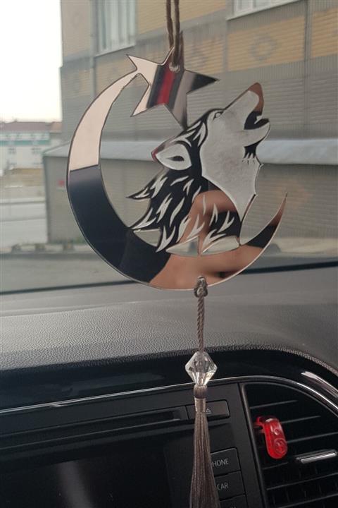 Olur o zaman Pleksi Araba Süsü Bozkurt Dikiz Aynası Süsü