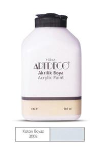 Artdeco 500ml Koton Beyaz Akrilik Boya 3008