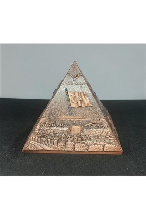 Burcum Hediyelik Metal Piramit Küllük