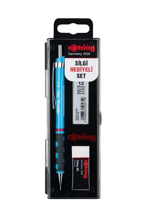 Rotring Açık Mavi Tikky Uçlu Kalem Okul Seti 0.7