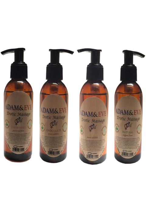 ADAMEVE Aromalı Masaj Yağı 125 ml x 4 Adet