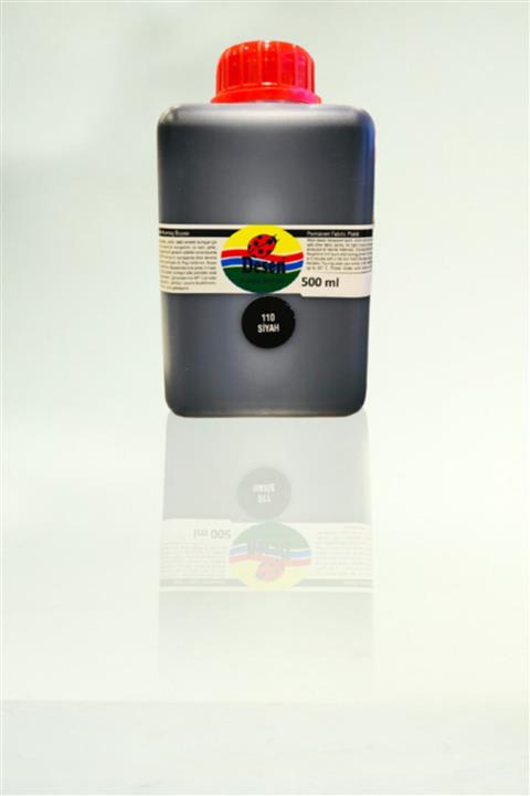 Desen Siyah Kumaş Boyası 500ml.(110-siyah)