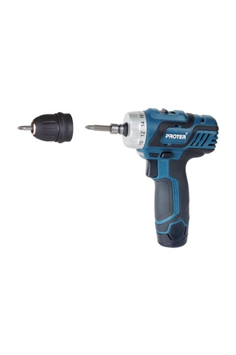 Proter Pst222 Plus Akülü Tornavida 12v 2ah
