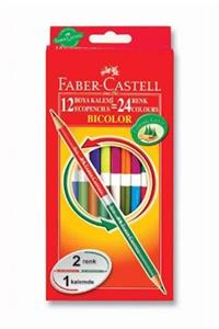 Faber Castell Bicolor Kuru Boya 24 Renk 1/1 5171120612