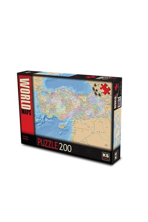 Ks Puzzle 11331 Ks, Türkiye Haritası, 200 Parça Puzzle