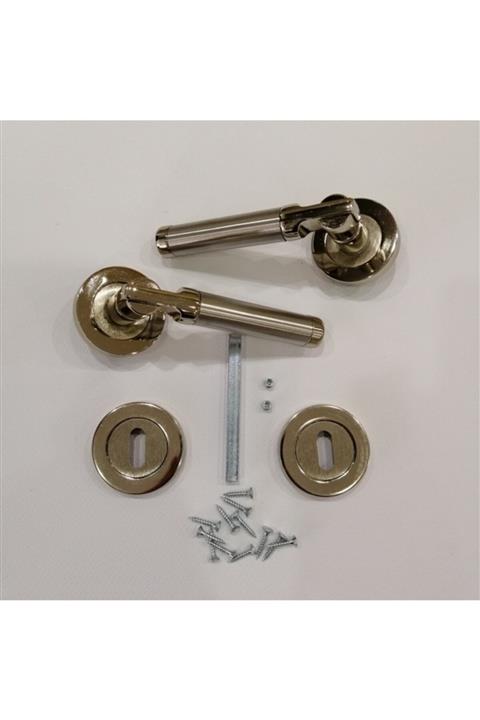 Doğan Saray Rozetli Nikel Saten Oda Iç Kapı Kolu