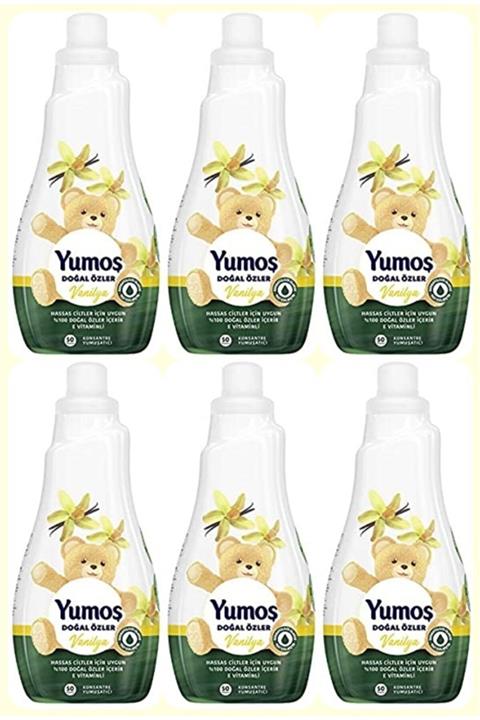 Yumoş Doğal Özler Vanilya Konsantre Yumuşatıcı 1200ml X 6 Adet