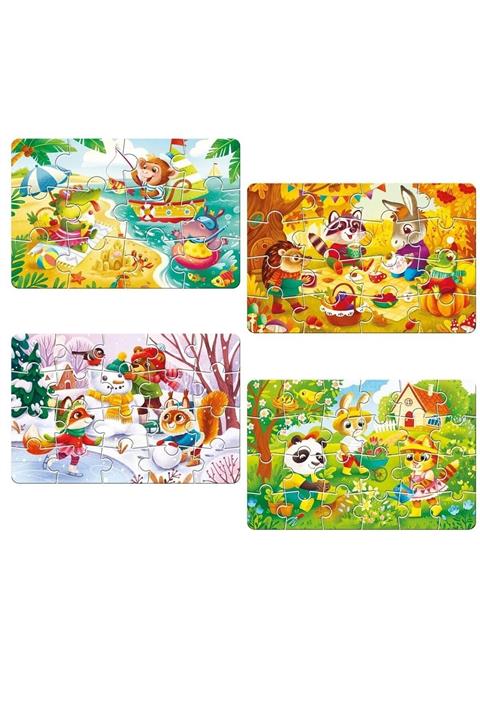 AyasEğiticiOyuncak Circle Toys Baby Puzzle 4 Mevsim 001
