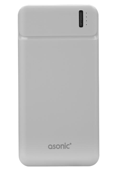 Asonic As-p20 20000mah 2*usb Output Beyaz Taşınabilir Pil Şarj Cihazı Powerbank