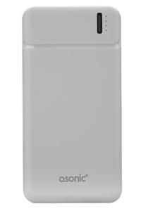 Asonic As-p20 20000mah 2*usb Output Beyaz Taşınabilir Pil Şarj Cihazı Powerbank