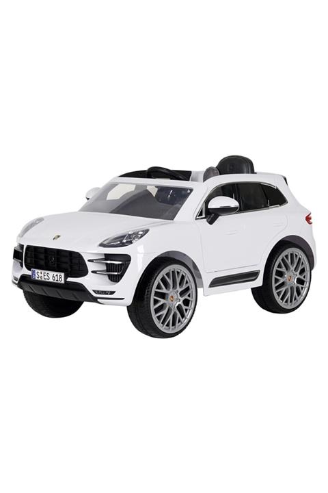 Sunman Rollplay Porsche Macan Uzaktan Kumandalı 12 V Araba Beyaz W416qhg4