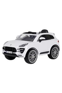 Sunman Rollplay Porsche Macan Uzaktan Kumandalı 12 V Araba Beyaz W416qhg4