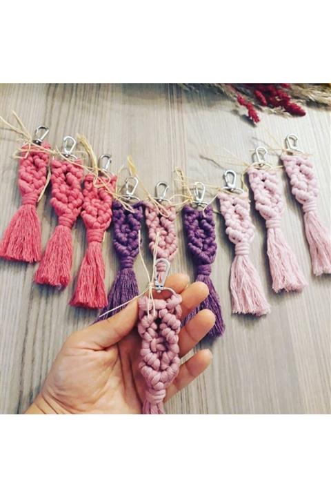 Zeymacrome Makrome Anahtarlık