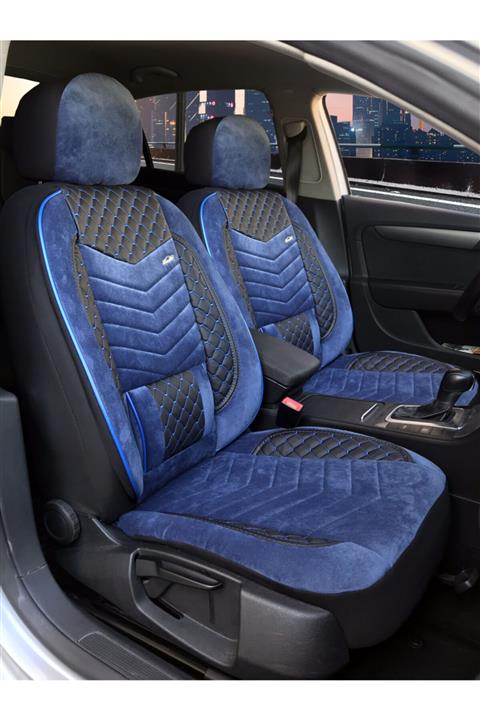 KONFORUM Oto Koltuk Kılıfı Taytüyü Capitone Deri Mavi