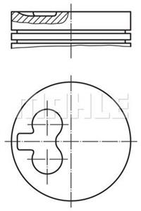 MAHLE Motor Piston+segman (std) Partner 1.9 Em Xug9 (83.00)