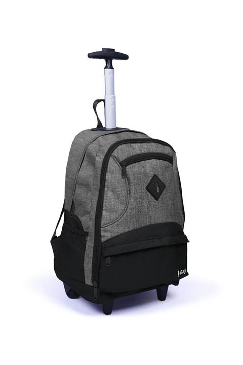 İBAG Ibag Çekçekli Gri Sırt Çantası 14359