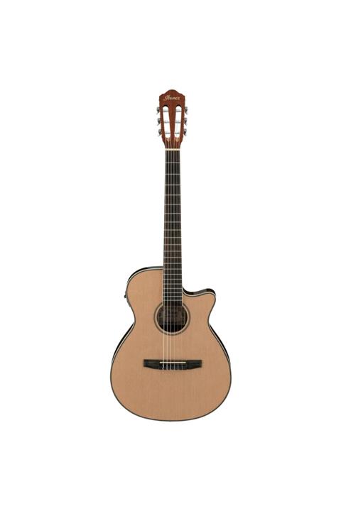 IBANEZ Aeg7tn-nt Cutaway Body Rosewood Klavye Elektro Klasik Gitar
