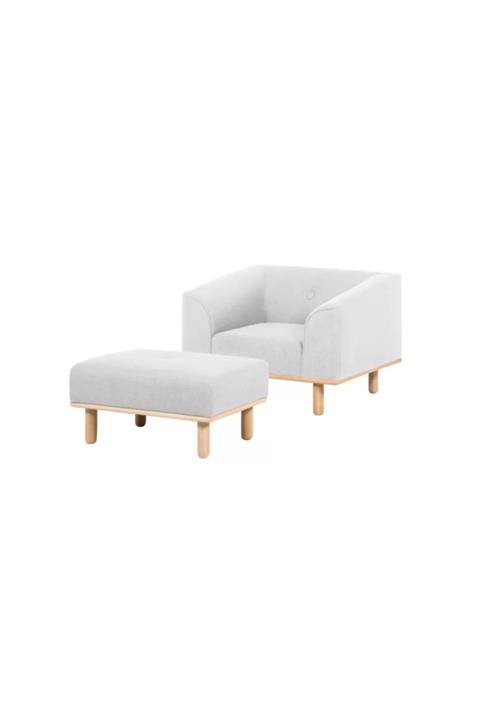 lavin mobilya Sunset Puflu Tekli Berjer &puf