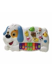 Can Ali Toys Canali Çiftlik Hayvan Sesli Eğitici Piyano Oyuncak - Köpek