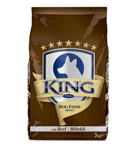 King Biftekli Yetişkin Köpek Maması 3 kg