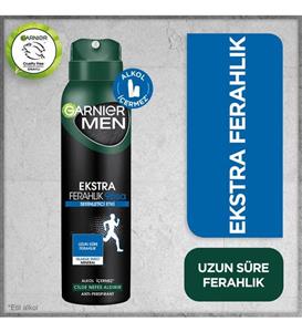 Garnier Men Ekstra Ferahlık Aerosol 150 ml Sprey