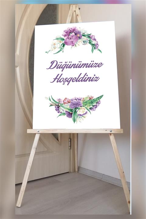 Yogi Tasarım Şovale Karşılama Panosu