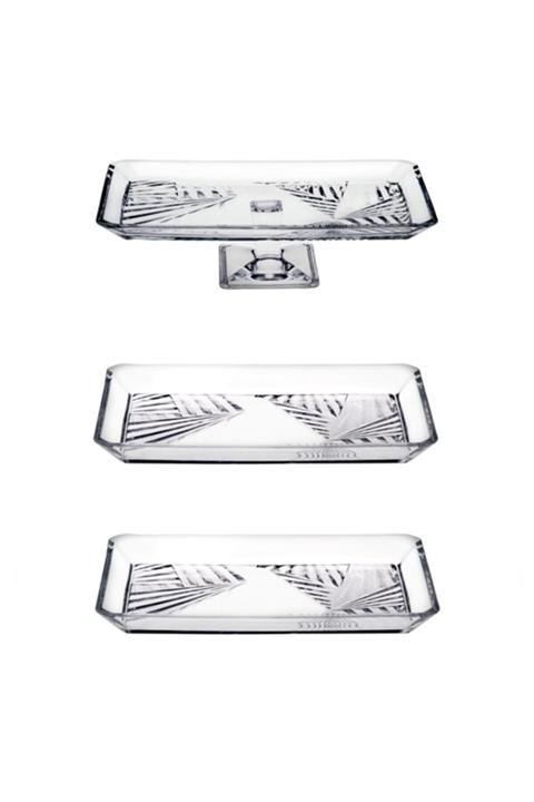 Paşabahçe Yılbaşı Özel Madlen Crystalline Servis Seti 3 Parça