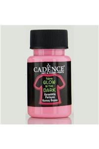 Cadence Pembe Kumaş Boyası Glow In The Dark 50 ml