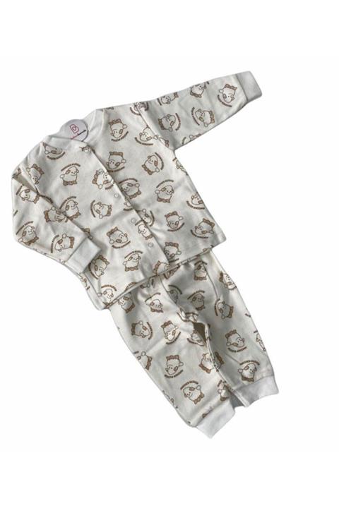 BEBECİBURADA Annesinin Kuzusu Kız  Erkek Bebek Takım Pamuklu