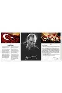 ZeytinReklam Atatürk Köşesi Model 4 (200 X 100cm. Folyo Sticker)