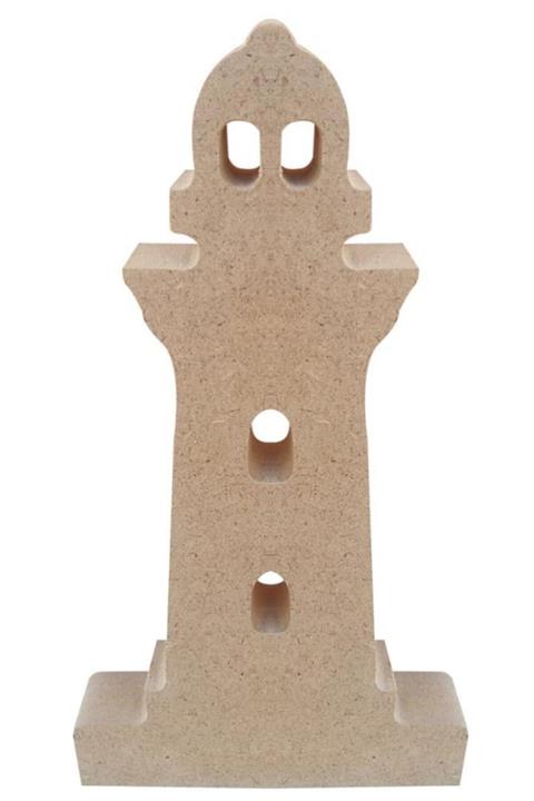 Ahşap Deniz Feneri Biblo - 9.5x17 Cm