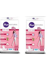 Sleepy Natural Slim Ince Gece 20'li Hijyenik Ped X2