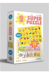 Sıfır Yayınları 2 Süper Puzzle Alfabe Sayılar 4 Yaş