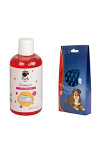 Pet Love Çilek Özlü Kedi Ve Köpek Şampuanı 250 ml + Yıkama Fırçası Masaj