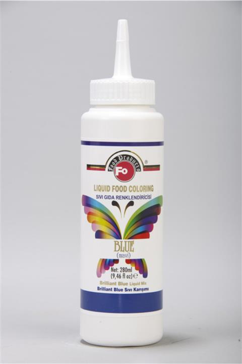 FO 280 ml Mavi Sıvı Gıda Renklendiricisi