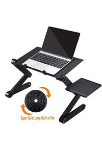 Egonex Laptop Standı Katlanabilir Laptop Yükseltici Fanlı Notebook Yükseltici Laptop Altığı