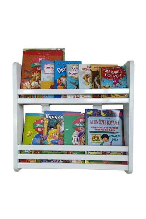 Emdief Home Montessori Kitaplık - Çocuk Odası Kitap Rafları