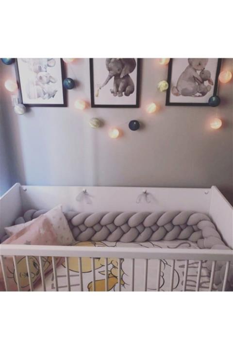 Tanem Çarşı Örgü Korumalık 4'lü Yatak Korumalık 60*120 Cm