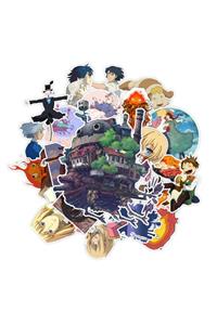 ZipZap Yürüyen Şato Howl's Moving Castle Sticker Paketi 20 Adet Sticker