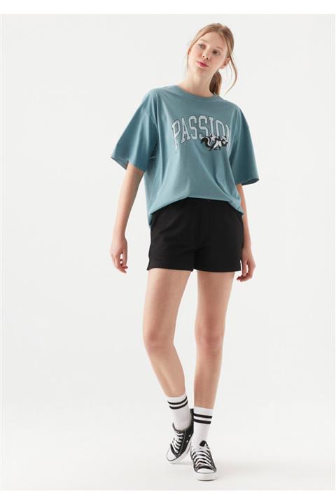 Mavi Kadın Siyah Örme Şort 1600762-900