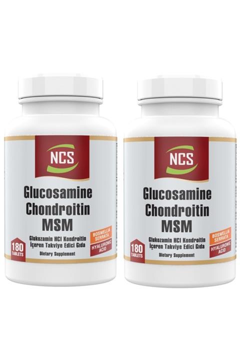 Nevfix Ncs Glucosamine Chondroitin Msm 180 Tablet X 2 Kutu Boswellia